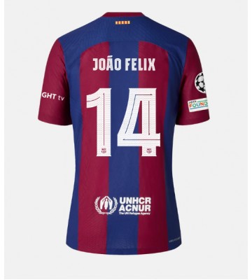 Barcelona Joao Felix #14 Primera Equipación 2023-24 Manga Corta